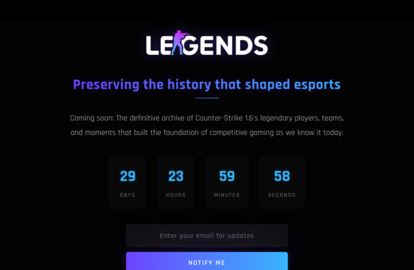 CS Legends: Interactive Educational Platform